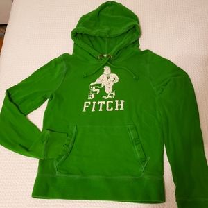 Abercrombie & Fitch sz Sm Kelly Green hoodie